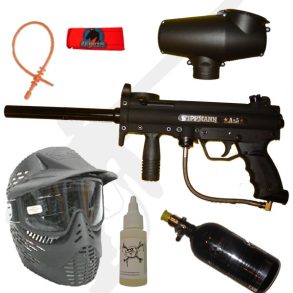 Tippmann A-5 3 Star Nitro Paintball Gun Package - Elite Paintball Guns
